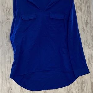 Royal blue blouse